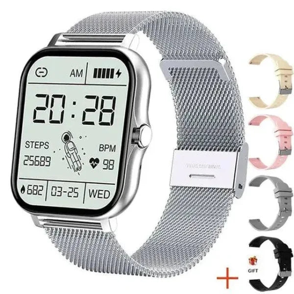 Smartwatch – Full Touch Screen with Fitness Tracker and Bluetooth Calls - Silver 2