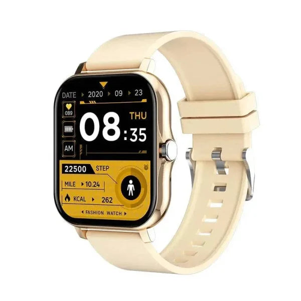 Smartwatch – Full Touch Screen with Fitness Tracker and Bluetooth Calls - gold 3