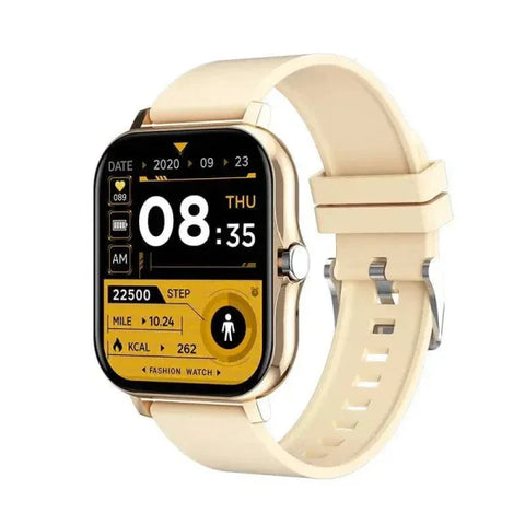 Smartwatch – Full Touch Screen with Fitness Tracker and Bluetooth Calls - gold 3