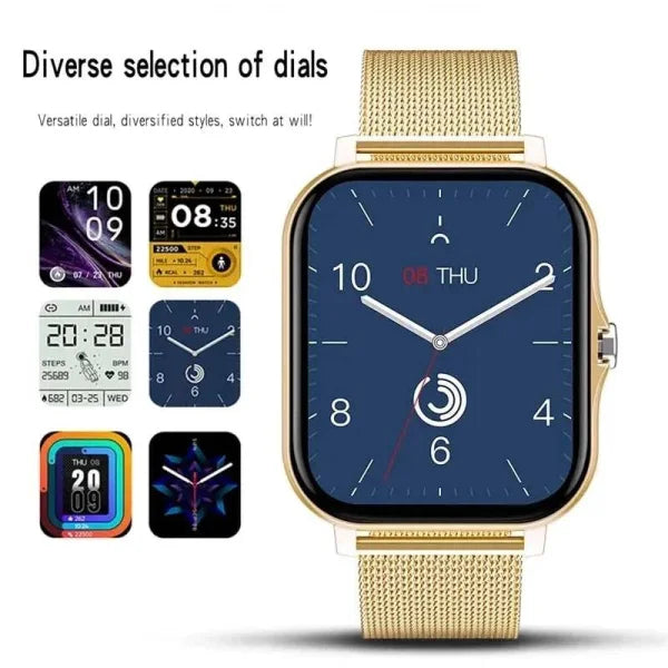 Smartwatch – Full Touch Screen with Fitness Tracker and Bluetooth Calls