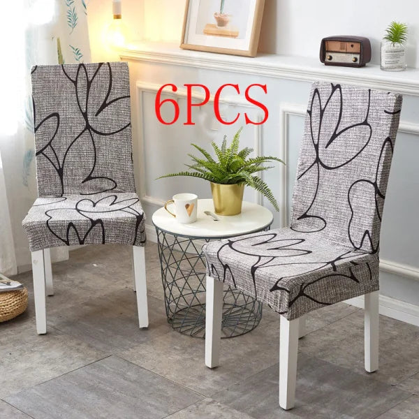 Home Stretch Elastic Chair Covers for Dining Room and Banquet - Himpall