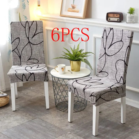 Home Stretch Elastic Chair Covers for Dining Room and Banquet - Himpall