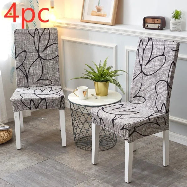Home Stretch Elastic Chair Covers for Dining Room and Banquet - Himpall