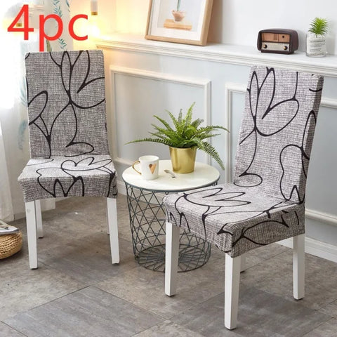 Home Stretch Elastic Chair Covers for Dining Room and Banquet - Himpall