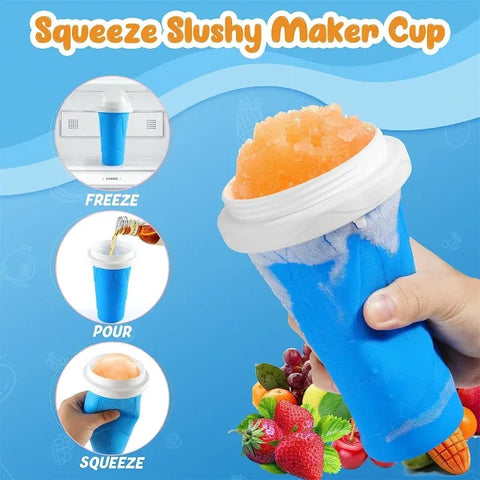 Homemade Smoothie Cup Multifunctional Slushy Maker Cup for Treats