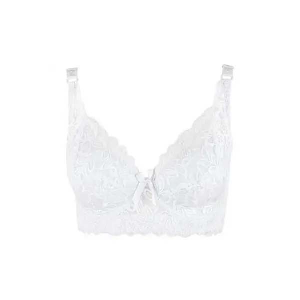 Hot Full cup thin underwear small bra plus size wireless adjustable lace Women’s bra breast cover B C D cup Large size