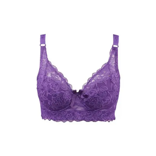 Hot Full cup thin underwear small bra plus size wireless adjustable lace Women’s bra breast cover B C D cup Large size