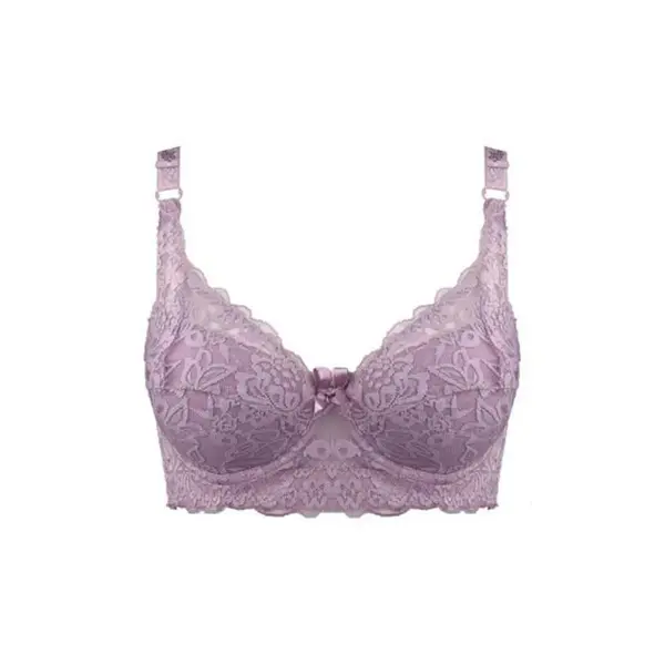 Hot Full cup thin underwear small bra plus size wireless adjustable lace Women’s bra breast cover B C D cup Large size