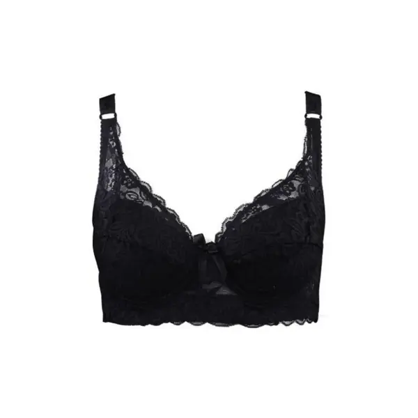 Hot Full cup thin underwear small bra plus size wireless adjustable lace Women’s bra breast cover B C D cup Large size