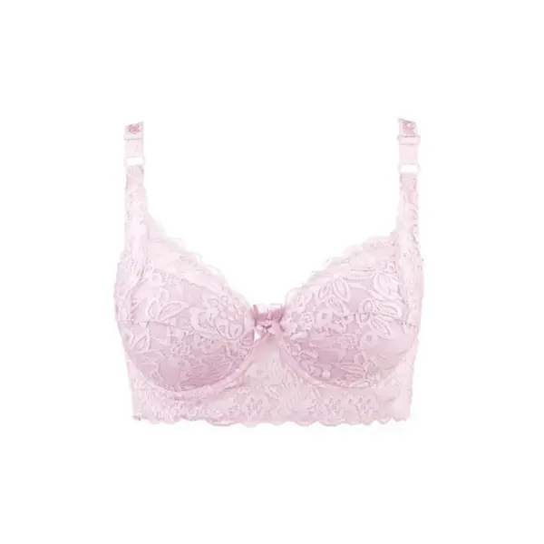 Hot Full cup thin underwear small bra plus size wireless adjustable lace Women’s bra breast cover B C D cup Large size