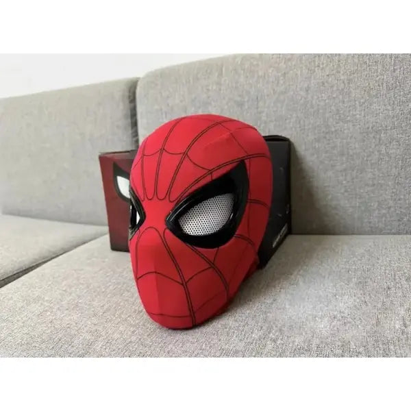 Movable Eyes Spider-Man PVC Mask Gift for Cosplay - 1PCS