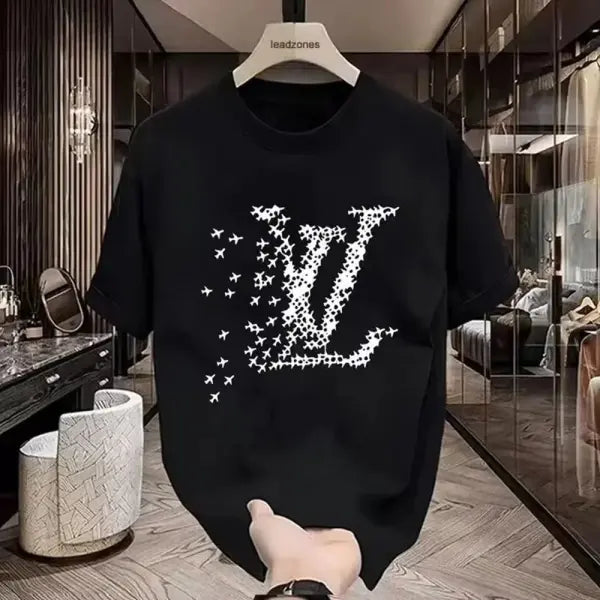 Hot Sale Men Women Casual T Shirt Designer Tees Print Short Sleeve Oversized Top Round Neck Men Women Cotton T-Shirts
