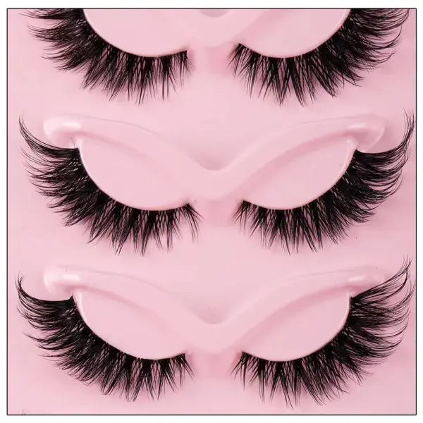Cat Eye False Eyelash Material Synthetic Strip Lashes - as show / 0.10mm