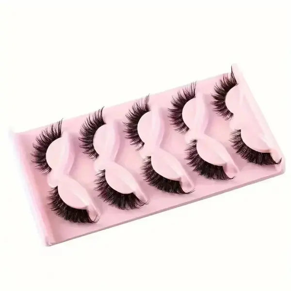 Cat Eye False Eyelash Material Synthetic Strip Lashes - as show / 0.10mm