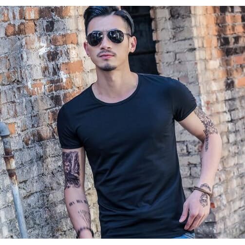 Hot Summer Men T-Shirts - Black / L