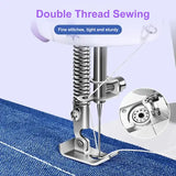 Household 202Mini Sewing Machines Handheld Sewing Machine Light and Speed Control for Beginner DIY Home Sewing