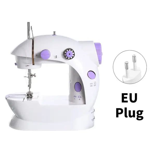 Household 202Mini Sewing Machines Handheld Sewing Machine Light and Speed Control for Beginner DIY Home Sewing