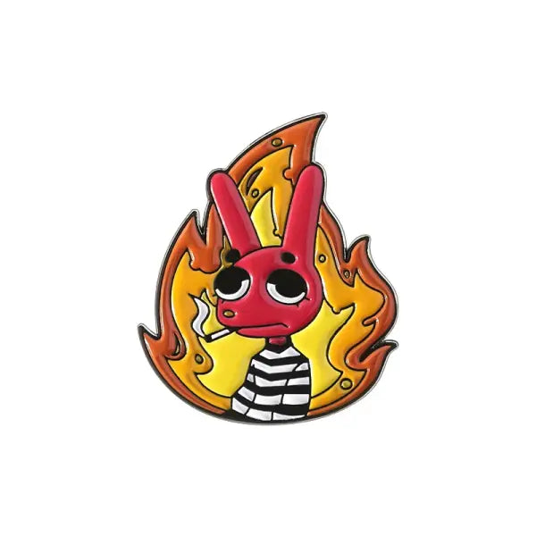 Humor Comedy Movies Character Enamel Pins Brooch Cartoon Red Eared Animals Badge Backpack Lapel Pin Accessories Gift