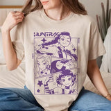 K-pop Demon Hunter Anime T-Shirt - Harajuku Aesthetic Graphic Tee - Gift for Anime and K-pop Fans