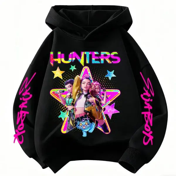 Huntrx Mira Rumi Zoey Long Sleeve Rope Type Hoodie Hip Hop Style - wy4927 / 150cm