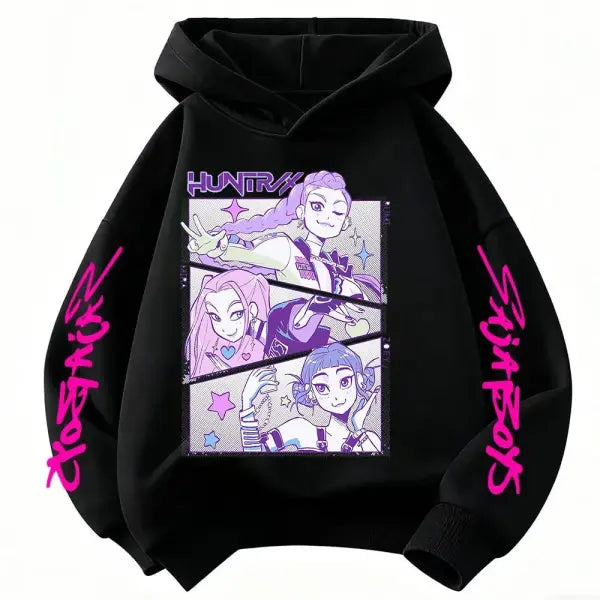 Huntrx Mira Rumi Zoey Long Sleeve Rope Type Hoodie Hip Hop Style - wy41230 / 100cm