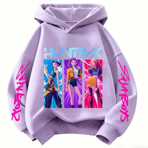 Huntrx Mira Rumi Zoey Long Sleeve Rope Type Hoodie Hip Hop Style - wy4422 / 100cm