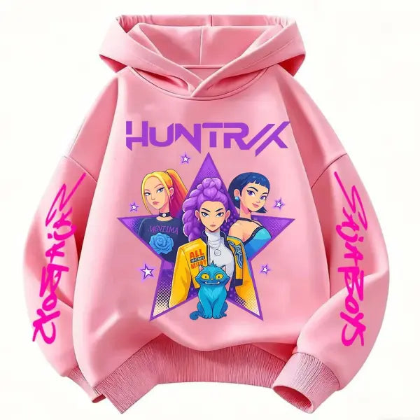 Huntrx Mira Rumi Zoey Long Sleeve Rope Type Hoodie Hip Hop Style - wy42038 / 100cm