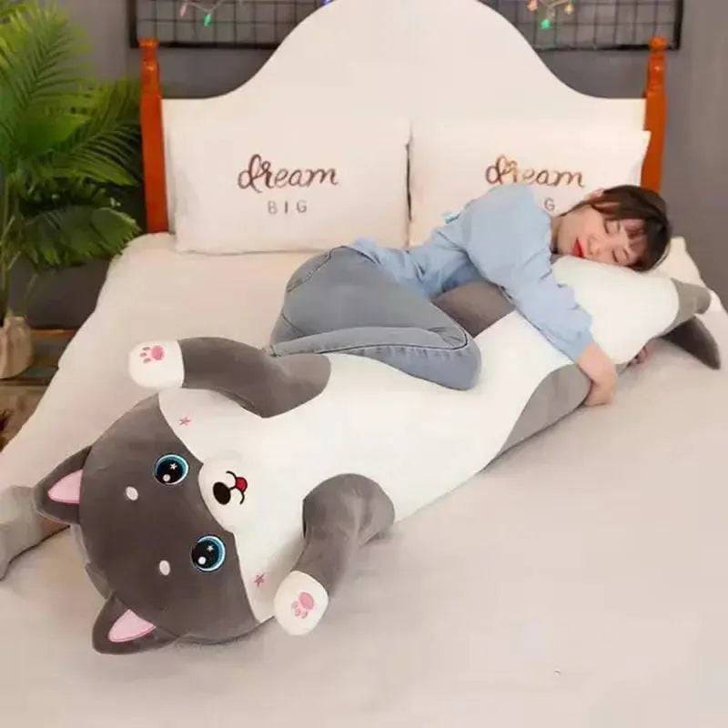 Husky Body Pillow for Comfortable Side Sleeping | Plush Companion