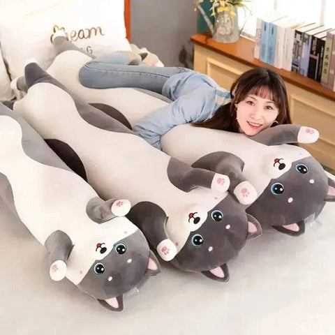 Husky Body Pillow for Comfortable Side Sleeping | Plush Companion