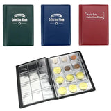 HWZXYXGS 120/60 Pockets Artificial PU Leather Coins Collection Album Book Collecting Money Organizer Storage Bags PVC
