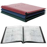HWZXYXGS 120/60 Pockets Artificial PU Leather Coins Collection Album Book Collecting Money Organizer Storage Bags PVC