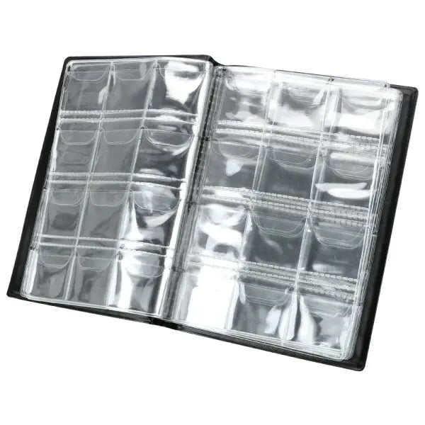 HWZXYXGS 120/60 Pockets Artificial PU Leather Coins Collection Album Book Collecting Money Organizer Storage Bags PVC