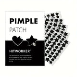 [Hydrocolloid Face Zit Patches] 200 Count Acne Patch Pimple Patch Black Heart Shaped Acne Cover Patch Hydrocolloid Acne