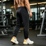 Ice Silk Plus Size Men Sweatpants Lightweight Stretch Daily Commute