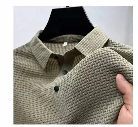 Ice Silk Short Sleeve Shirt Available in XXL XXXL XXXXL Sizes - Himpall