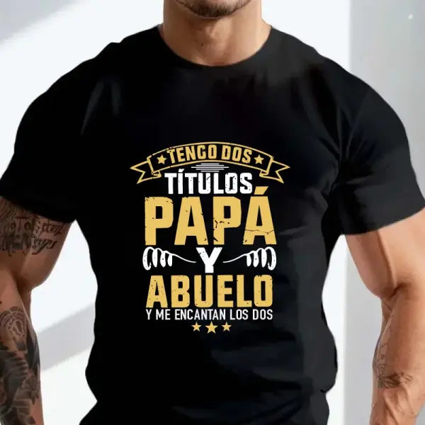 If Dad Can’t Fix It We’re Screwed T-Shirt – Retro Spanish Papa Gift Men’s Casual Motorcycle Tee - black2 / XXXL