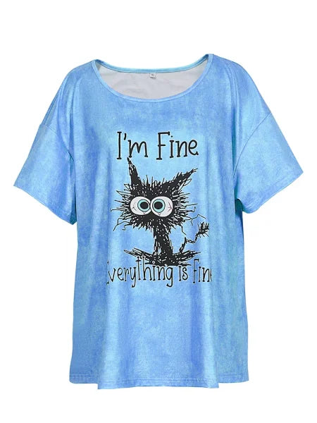 Ii Elasticity Animal Print Loose Fit Casual Wear for Women - Himpall