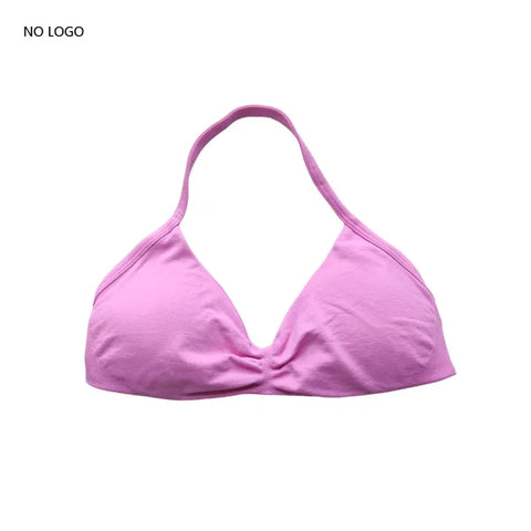 Impact Sports Bra – Strappy Backless Yoga Gym Bra with Removable Cups for Women - Blossom / S