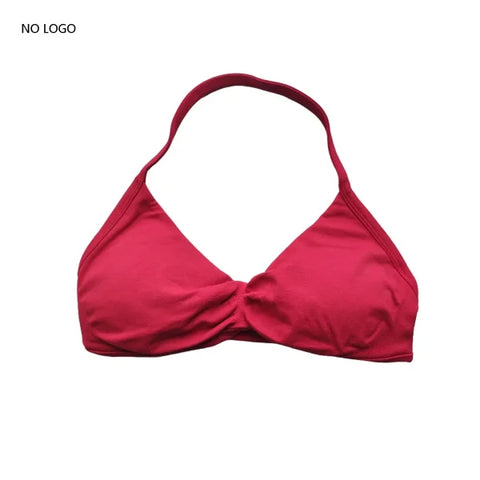 Impact Sports Bra – Strappy Backless Yoga Gym Bra with Removable Cups for Women - Red / L