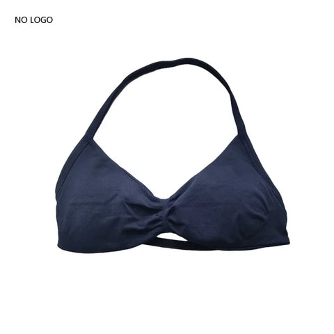 Impact Sports Bra – Strappy Backless Yoga Gym Bra with Removable Cups for Women - Black / L