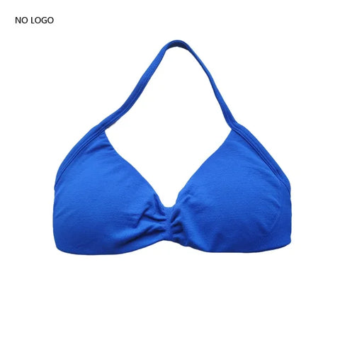 Impact Sports Bra – Strappy Backless Yoga Gym Bra with Removable Cups for Women - Deep Sea / S