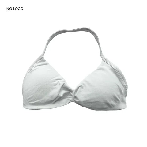Impact Sports Bra – Strappy Backless Yoga Gym Bra with Removable Cups for Women - Light Grey / M