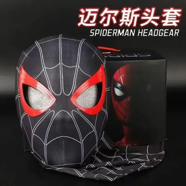 In-stock items Spider-Man Mask Finished Goods Cosplay Gift - Manual Version Myers / With Box