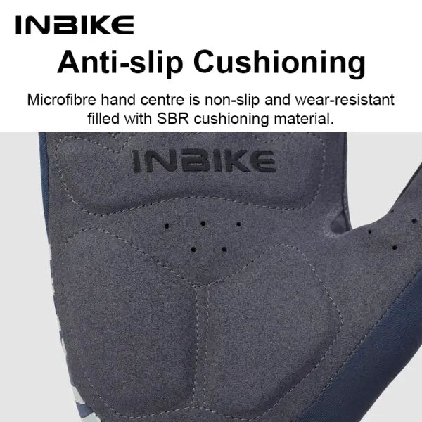Winter Fleece Cycling Gloves Polyester Elastane for Road Bike