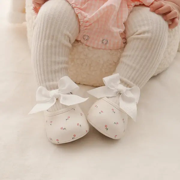 Infant Baby Boys Girls Sandals Summer Baby Wedding Dress Flat Shoes Newborn Crib Shoes First Walkers Prewalkers Shoes