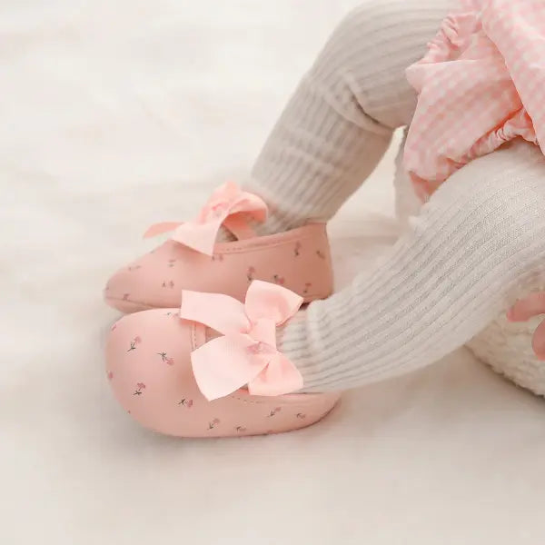 Infant Baby Boys Girls Sandals Summer Baby Wedding Dress Flat Shoes Newborn Crib Shoes First Walkers Prewalkers Shoes