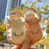 Infant Baby Boys Girls Sandals Summer Baby Wedding Dress Flat Shoes Newborn Crib Shoes First Walkers Prewalkers Shoes