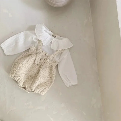 Infant Baby Romper – Toddler Cotton Floral Overalls for Boys & Girls - Himpall