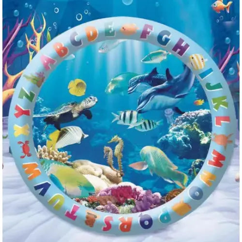 Inflatable water injection cooling pet water mat for summer - Ocean World 65cm / 1PCS - None