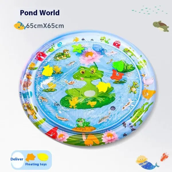 Inflatable water injection cooling pet water mat for summer - Pond World 65cm / 1PCS - None